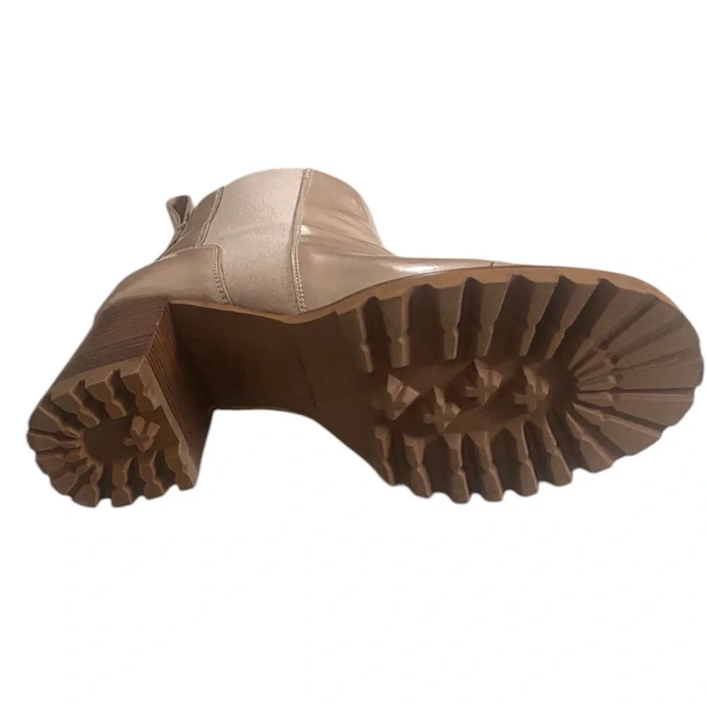 See by Chloe Mallory Chelsea lug sole boots(Dark Beige) - Picture 6 of 12